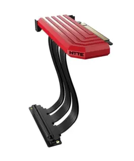 Alternative view of Кабел за вертикален монтаж HYTE PCI-E 4.0 x16 200mm, Червено