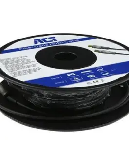 Alternative view of Оптичен хибриден кабел ACT AK4031, DisplayPort 1.4 мъжко - DisplayPort 1.4 мъжко, 15 м, Черен