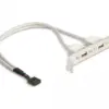Скоба Delock За монтаж в PC USB 10 pin към 2 x USB 2.0 type A