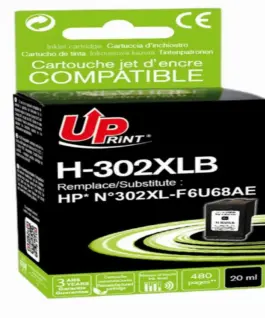 Мастилница UPRINT F6U68AE-N°302XL HP Черен