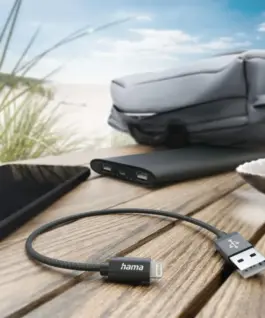 Alternative view of Кабел за зареждане USB-A -Lightning, 0.2м, 201578