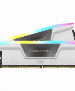Памет за компютър Corsair Vengeance White RGB 32GB(2x16GB) DDR5 5200MHz