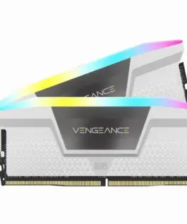 Памет за компютър Corsair Vengeance White RGB 32GB(2x16GB) DDR5 6400MHz CL36 XMPAMD
