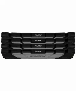 Alternative view of Памет за компютър Kingston FURY Renegade Black 64GB (4x16GB) DDR4 3200MHz CL16