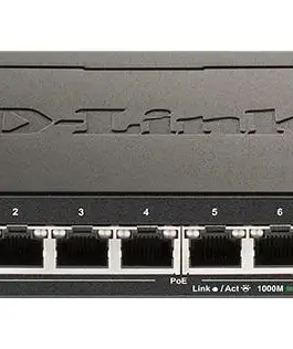 Суич D-Link DGS-1100-08PV2/E 8 портов PoE 10/100/1000 Gigabit Smart Switch управляем за монтаж в