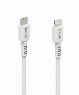 Alternative view of Кабел за зареждане HAMA "Eco", USB-C - Lightning, 1 м, 187284