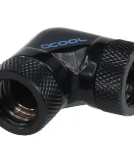 Адаптер Alphacool HF L-конектор 90° G1/4 - G1/4 Вътрешна резба Черен
