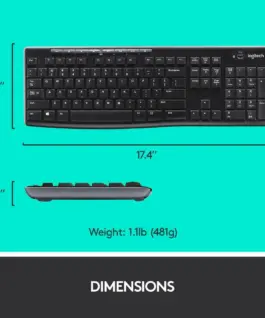 Kомплект безжични клавиатура с мишка Logitech MK270 - Image 4
