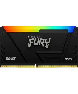 Alternative view of Памет за компютър Kingston FURY Beast Black RGB 16GB(2x8GB) DDR4 3200MHz CL16