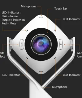 Уеб камера j5create JVCU360 All Around UltraHD