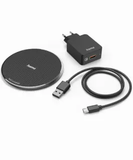 Безжично зарядно-комплект HAMA QI-FC10 10W