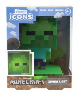 Статуетка Paladone Minecraft Zombie Icon Lamp