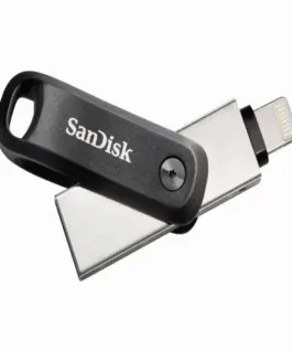 Alternative view of USB памет SanDisk iXpand Flash Drive Go, за Apple iPhone и iPad, USB 3.1 Gen 1, 256GB, Сребрист