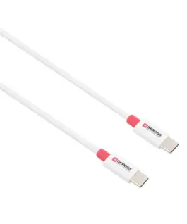 Alternative view of Кабел Skross, USB-C - USB-C 2.0 мъжко, 0.15 м, Бял