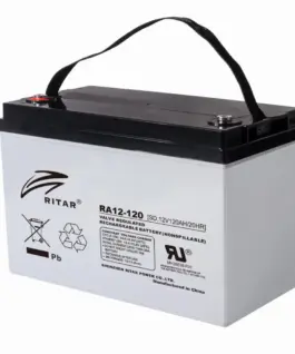 Оловна батерия RITAR (RA12-120) AGM 12V 120 Ah 407/ 177/ 225 mm F12(M8)