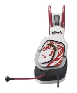 Alternative view of Геймърски слушалки A4TECH Bloody G575 Naraka, USB, 7.1, RGB, Микрофон, Бели