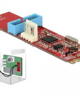 Alternative view of Адаптер Delock, M.2 Key B+M мъжко към 1 x USB 5 Gbps Pin Header