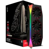 Alternative view of Видео карта XFX Mercury AMD Radeon RX 9070XT OC Magnetic Air Edition with RGB 16GB GDDR6 HDMI 3xDP, AMD RDNA 4