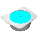 Alternative view of Кутия за компютър COUGAR Luminous rotating platform for FV270, White