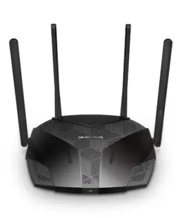 2-лентов гигабитен WiFi 6 рутер Mercusys MR80X AX3000