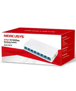 Alternative view of 8-портов 10/100 Mbps настолен комутатор Mercusys MS108