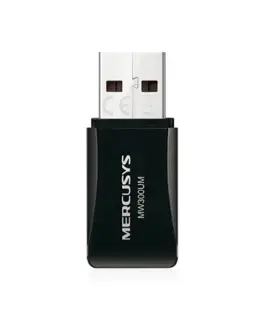 Безжичен мини USB адаптер Mercusys MW300UM N300