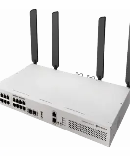 18-портов комутатор MikroTik CRS418-8P-8G-2S+5axQ2axQ-RM