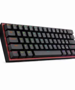 Alternative view of Механична геймърска клавиатура Redragon Fizz K617-RGB_RD RGB черна