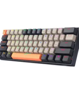 Alternative view of Bluetooth/USB Type-C механична RGB клавиатура Redragon K530-OG-GY-BK-RGB-PRO_BR Draconic PRO Brown Switch - оранжев/сив/черен