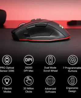 Геймърска мишка Redragon Rind Pro M813 M813RGB-PRO - Image 3