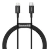 Кабел Baseus Superior USB Type C към Lightning 20W 1м CATLYS-A01 - черен