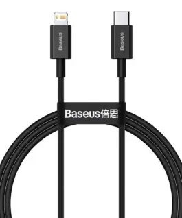 Кабел Baseus Superior USB Type C към Lightning 20W 1м CATLYS-A01 - черен