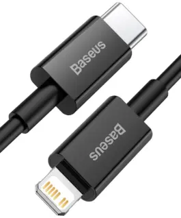 Alternative view of Кабел Baseus Superior USB Type C към Lightning 20W 1м CATLYS-A01 - черен