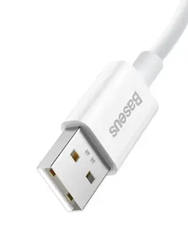 Кабел Baseus Superior Series USB-А към USB-C 65W 1м CAYS000902 - бял