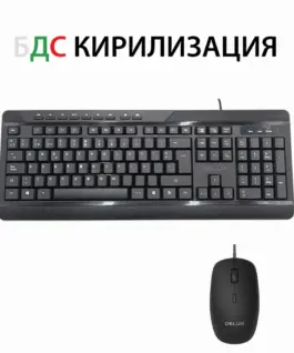 Alternative view of Комплект клавиатура и мишка Delux K7010BU+M355BU с БДС кирилизация