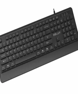 Alternative view of Клавиатура Delux K7009BU с БДС кирилизация