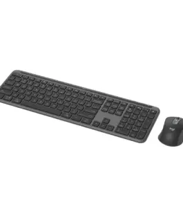 Комплект безжична и Bluetooth клавиатура и мишка Logitech Combo MK950 Signature Slim –