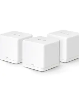 Безжична Wi-Fi 6 Mesh система Mercusys Halo H1500X(3-pack) AX1500