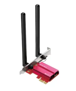 Безжичен Wi-Fi 7 Bluetooth 5.4 PCIe Адаптер Mercusys MA37BE BE6500