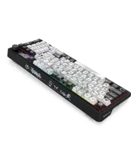 Bluetooth и безжична механична геймърска клавиатура Redragon Artemis Pro Anime K719GF-RGB-PRO RGB осветление - черно с бяло - Image 4