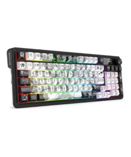 Bluetooth и безжична механична геймърска клавиатура Redragon Artemis Pro Anime K719GF-RGB-PRO RGB осветление - черно с бяло - Image 6