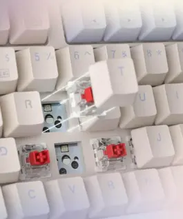 Alternative view of Клавиатура Redragon Ucal PRO RGB Red Switch /безжична/кабелна механична K673CPG-RGB-PRO