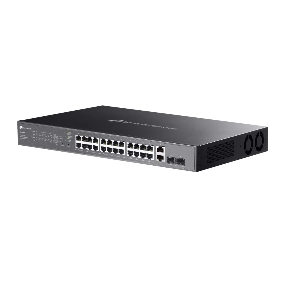 28-портов комутатор TP-Link Omada ES228GMP Gigabit Easy Managed Switch с 24 PoE+ порта - Image 48