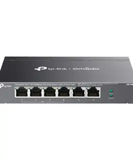 6-портов 10/100Mbps неуправляем комутатор TP-Link Omada DS106P с 4-портов PoE+