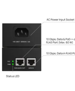 PoE++ инжектор TP-Link Omada POE370S
