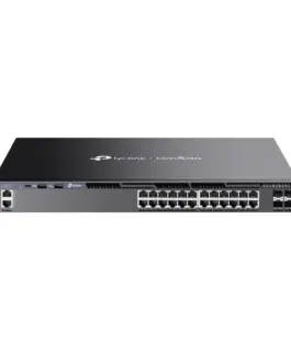24-портов Gigabit Stackable L3 управляем комутатор TP-Link Omada SG6428X с 4 10G слота