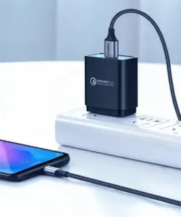 Кабел Ugreen US288 60126 USB-A към USB-C – 1 м – сив