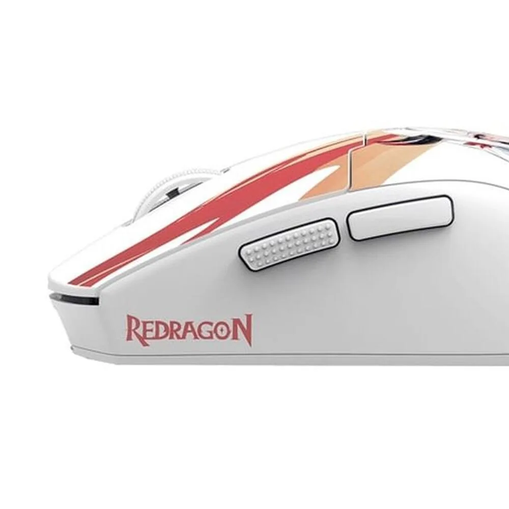 Безжична Bluetooth и кабелна геймърска мишка Redragon K1ng Max Anime M918AKG-PRO - бяла - Image 5
