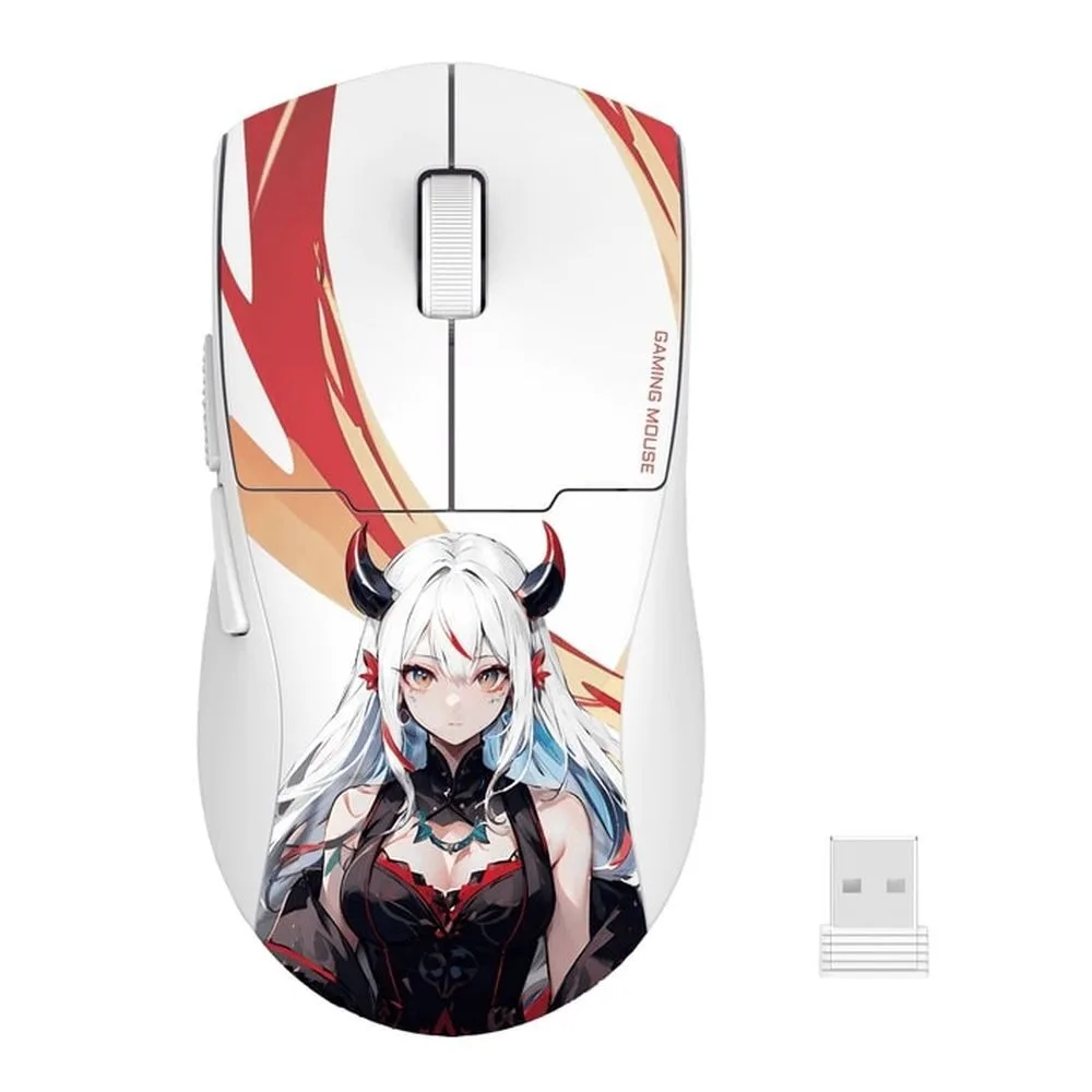 Безжична Bluetooth и кабелна геймърска мишка Redragon K1ng Max Anime M918AKG-PRO -