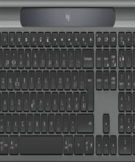 Безжична клавиатура Logitech Signature Slim Solar+ 920-013764 - черен/сив